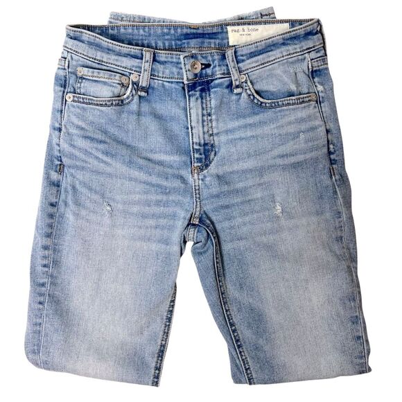 RAG & BONE CATE MID RISE SKINNY Light Wash Size 27 - Picture 3 of 10